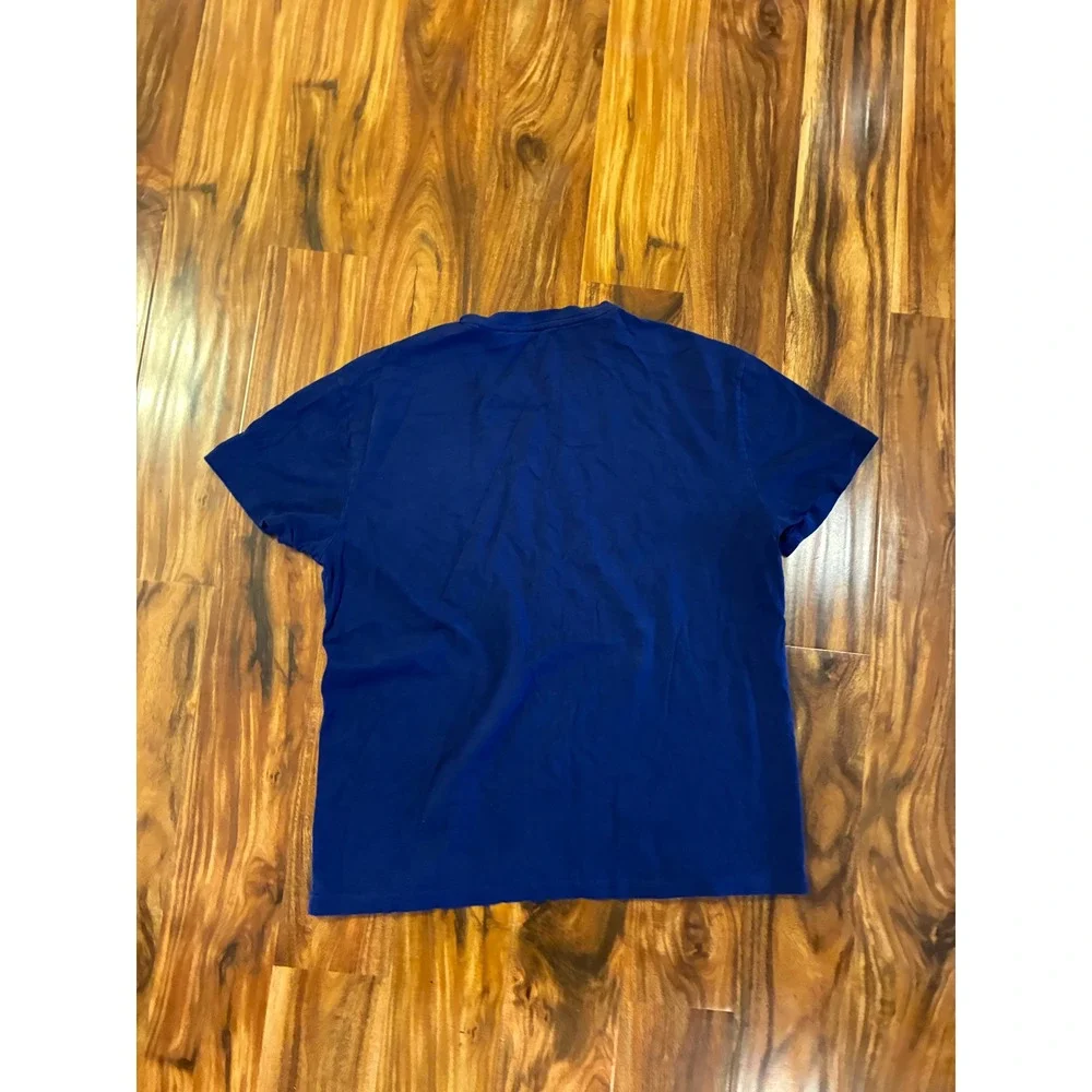 Polo Ralph Lauren Mens Classic Fit Crewneck‎ T-Shirt Navy Blue Size M 0118